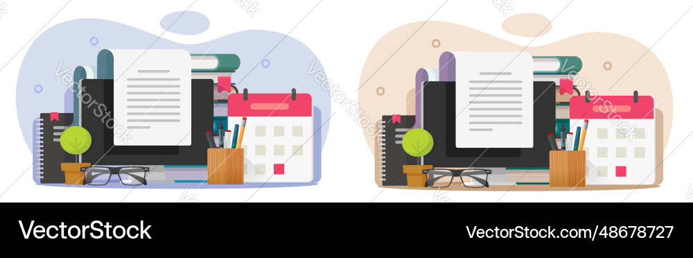 Write text content as essay blog on computer pc Write text content as essay blog on computer pc vector image