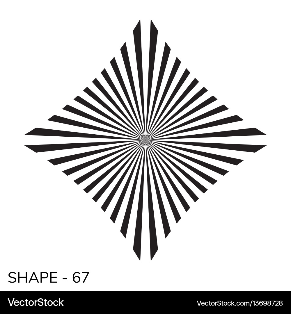 Minimal Geometric Shape vector image