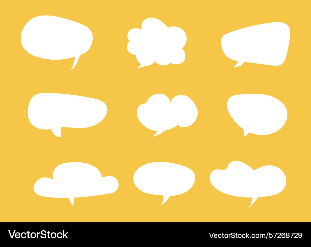 Speech bubbles for text chatting symbol patterns Speech bubbles for text chatting symbol patterns vector image