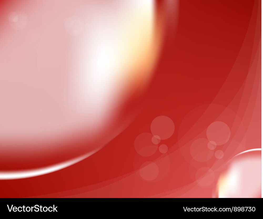Dynamic Red Abstract Background vector image