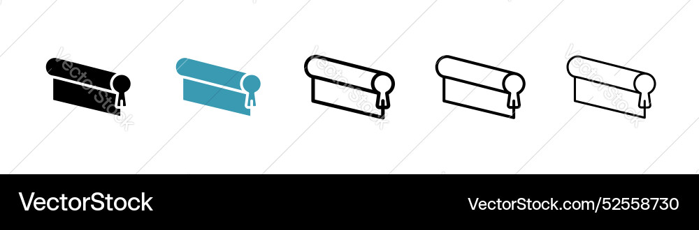 Print screen icon set on white background vector image