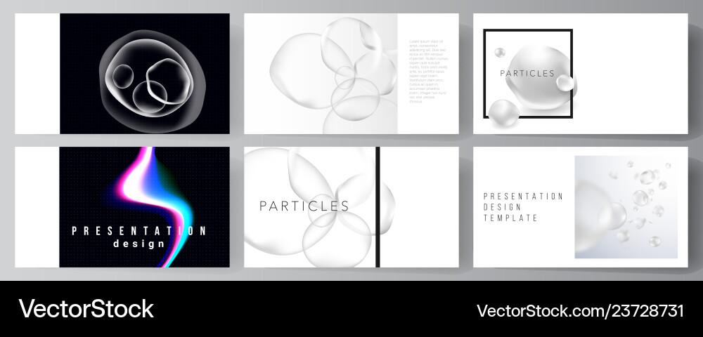 Layout of the presentation slides Layout of the presentation slides vector image