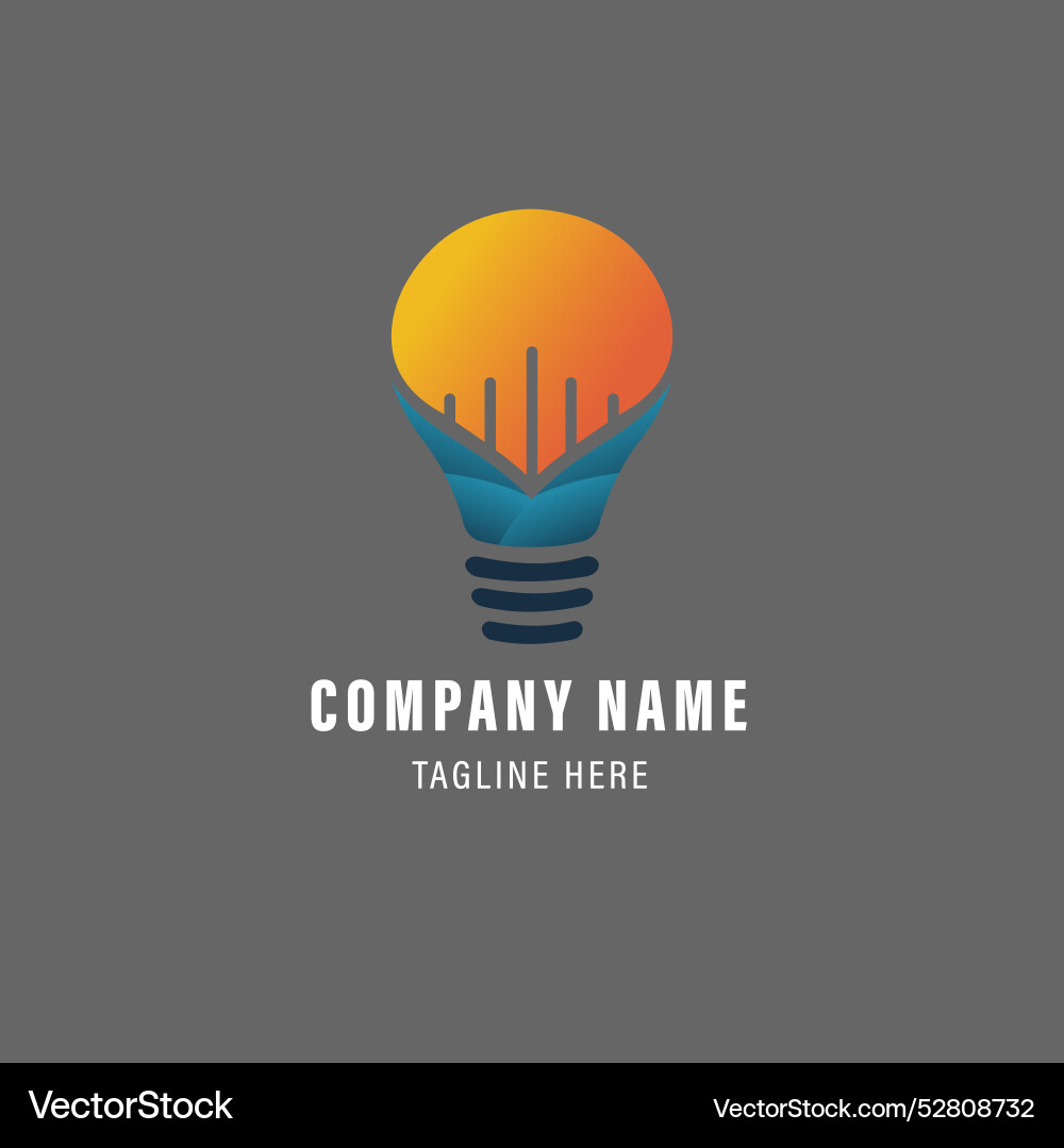 Abstract tech logo design Vector Image
