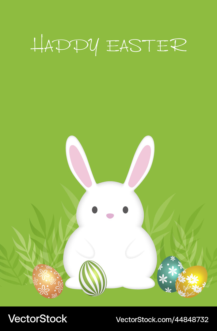 Easter Celebration Background Vector Image