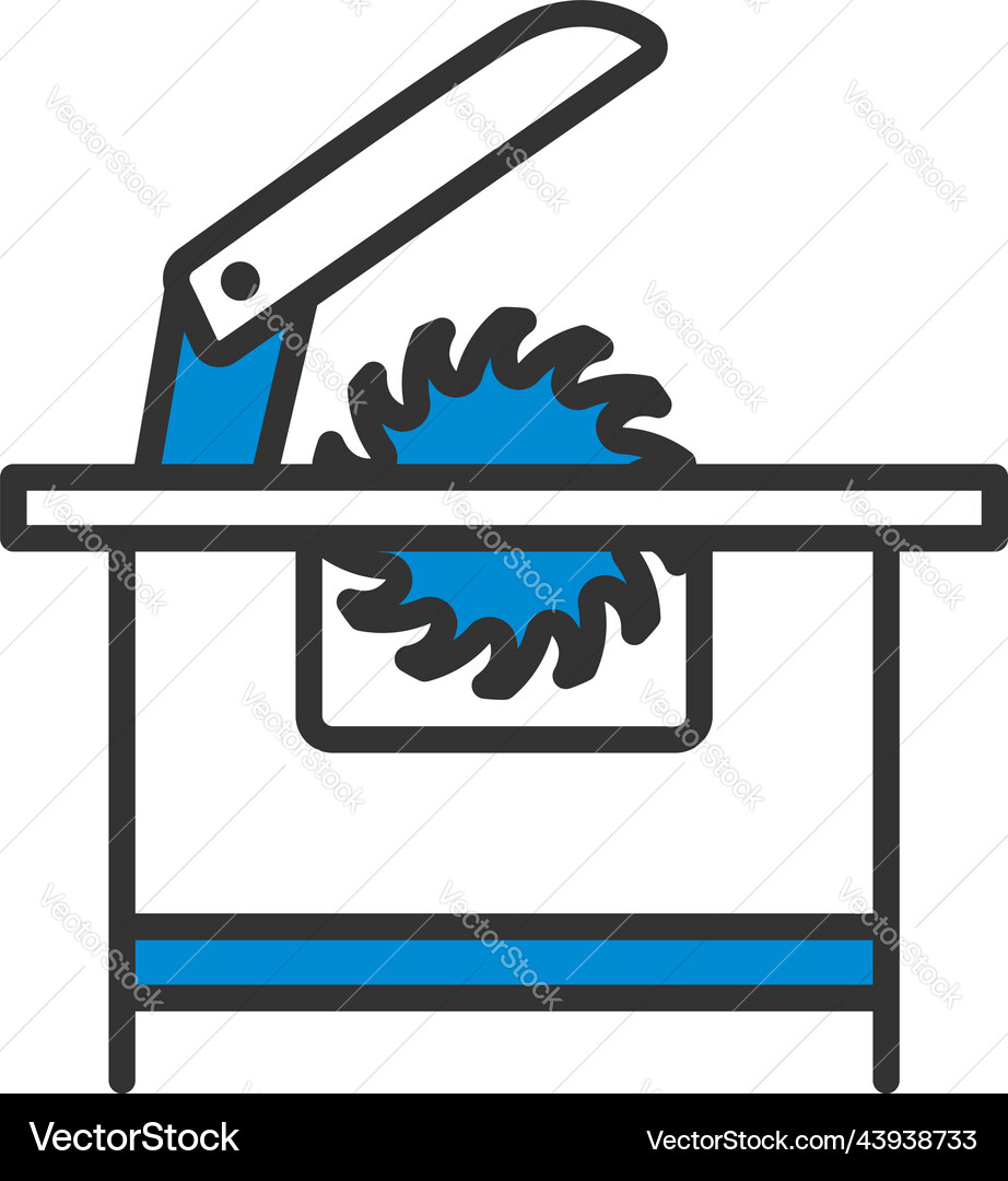 Circular saw icon Circular saw icon vector image