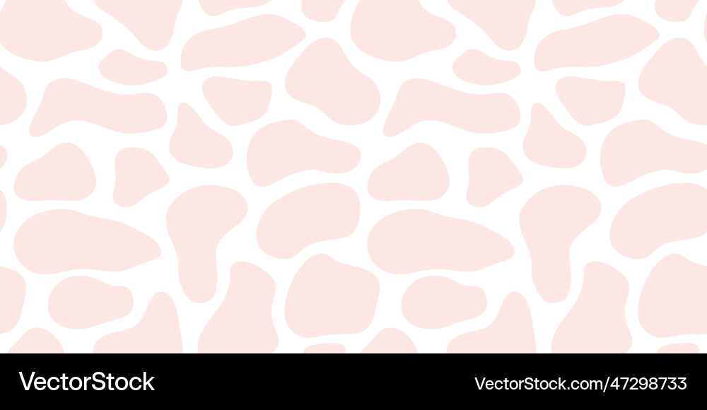 Cow print seamless pattern design border Cow print seamless pattern design border vector image