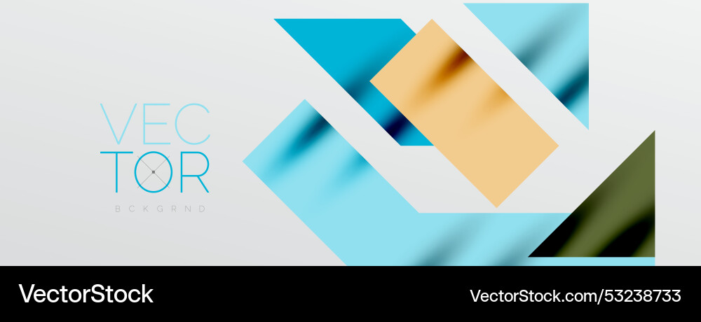 Dynamic lines and triangles Vector Image