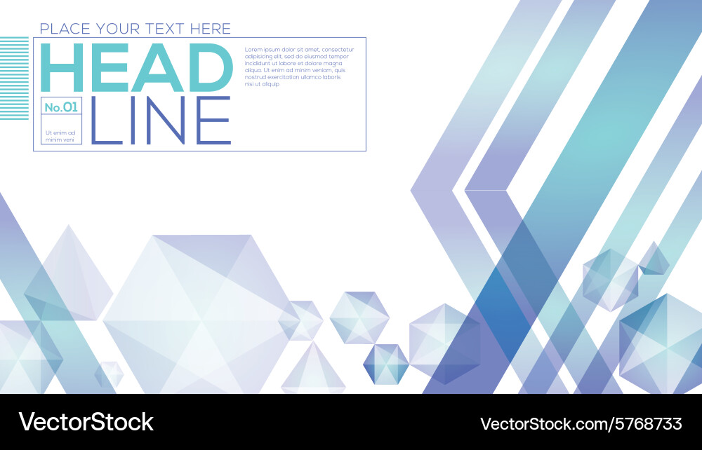 Geometric Low Poly Background Vector Image