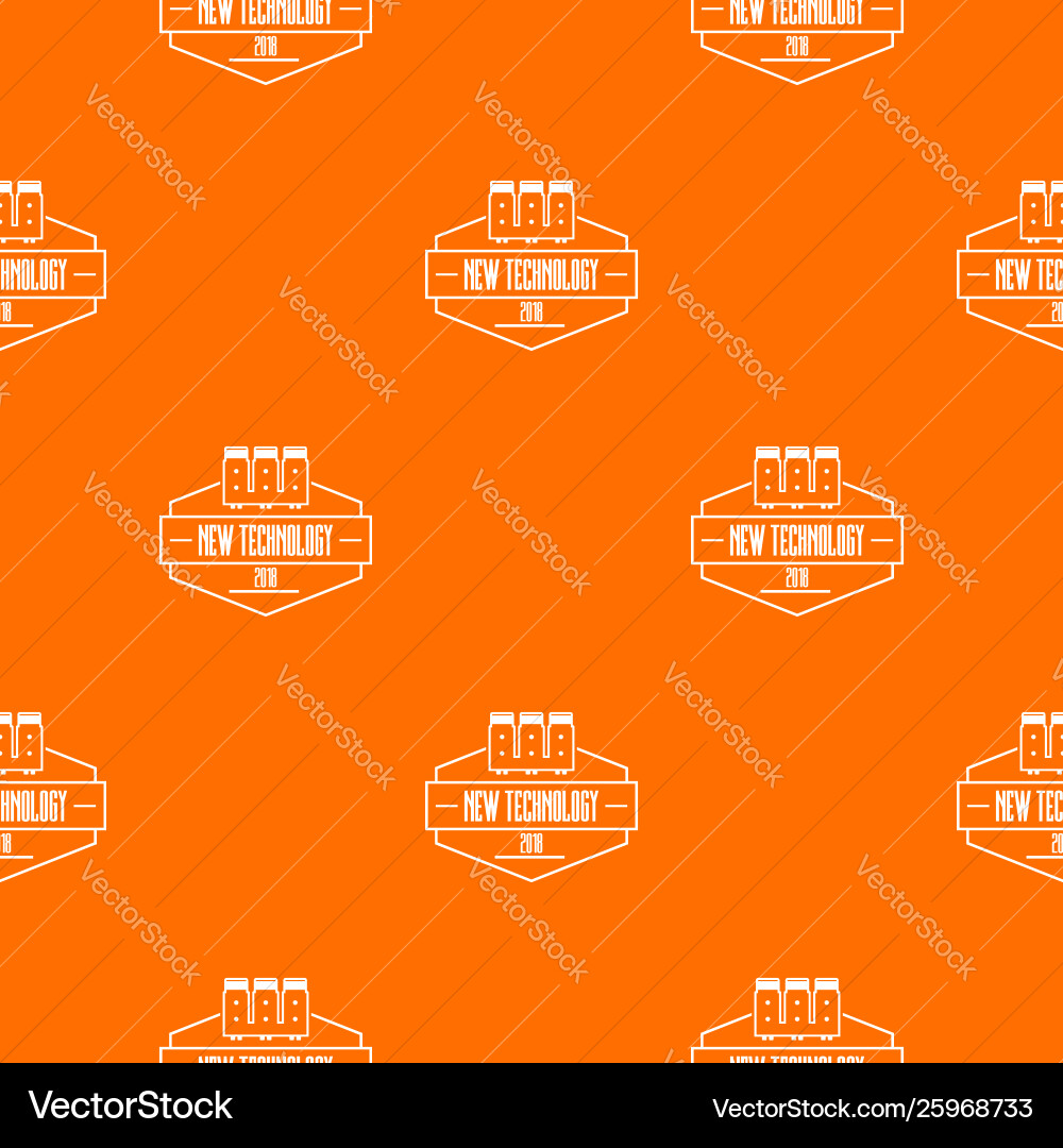 Microchip pattern orange Microchip pattern orange vector image
