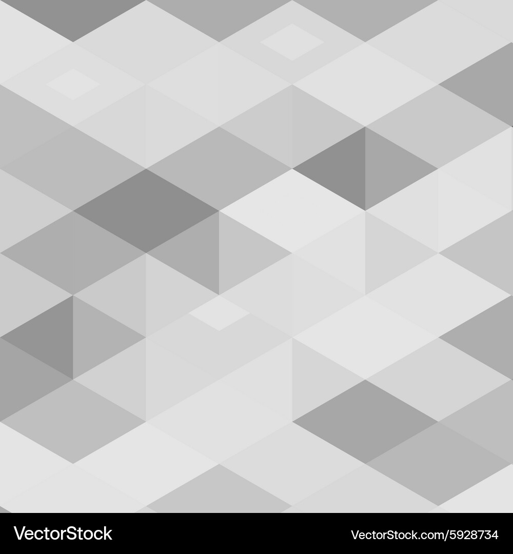 Geometric Cube Pattern Vector Image
