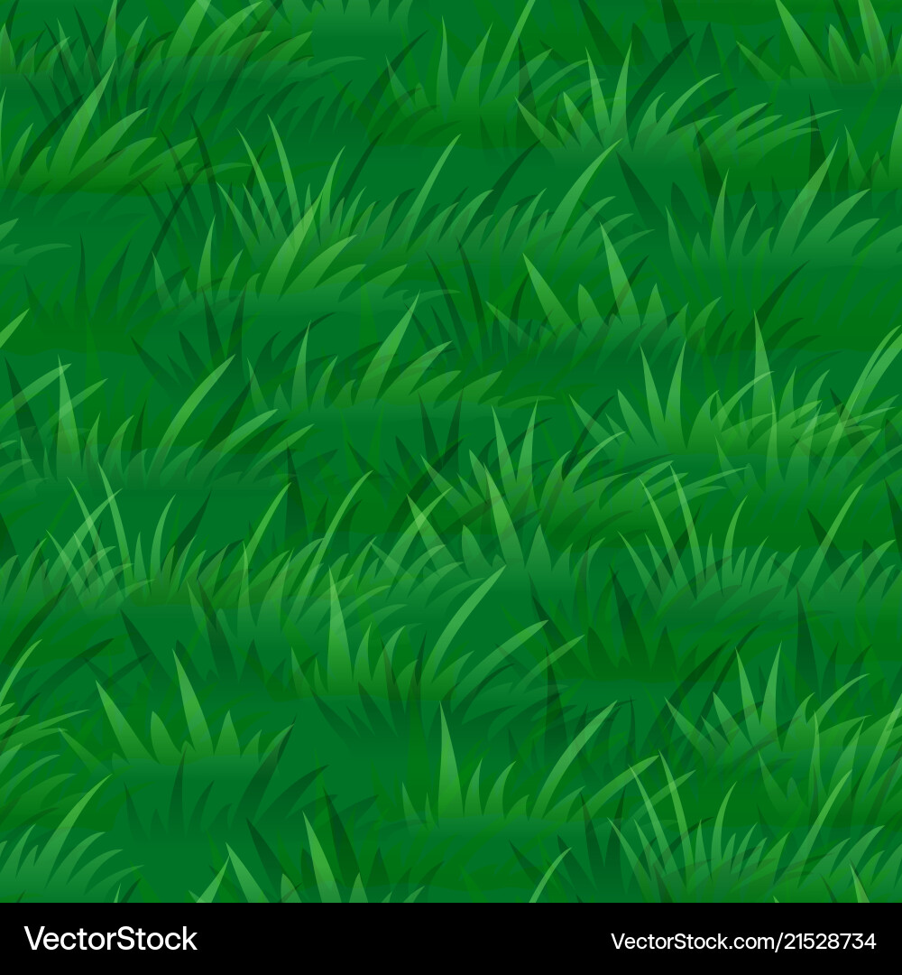 Green Grass Seamless Pattern Royalty Free Vector Image