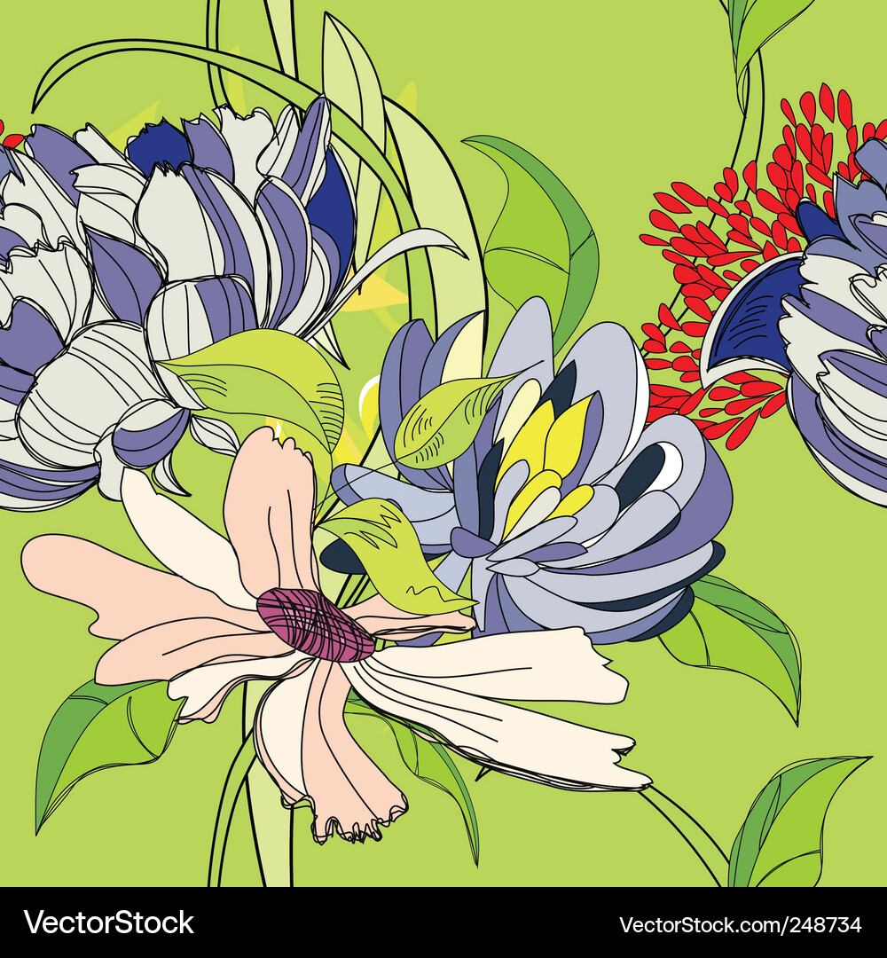 Seamless pattern Vector Image