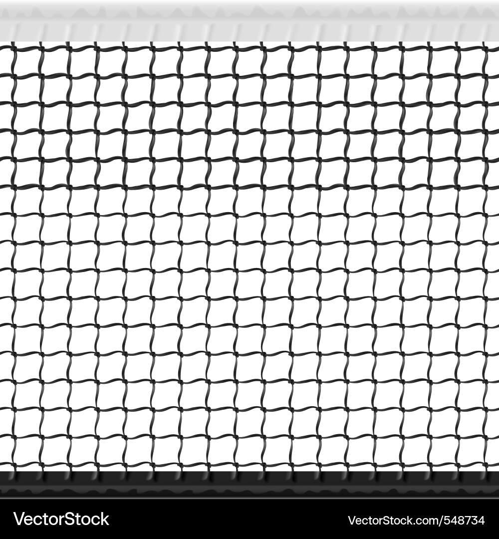 Tennis Net - Sport Equipment vector image