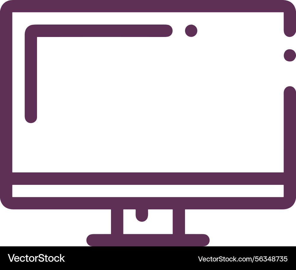 Computer icon symbol image Computer icon symbol image Vector Image