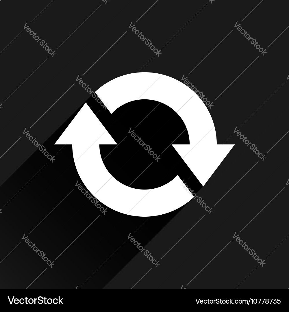 Reload Arrow Icon - Refresh Symbol vector image