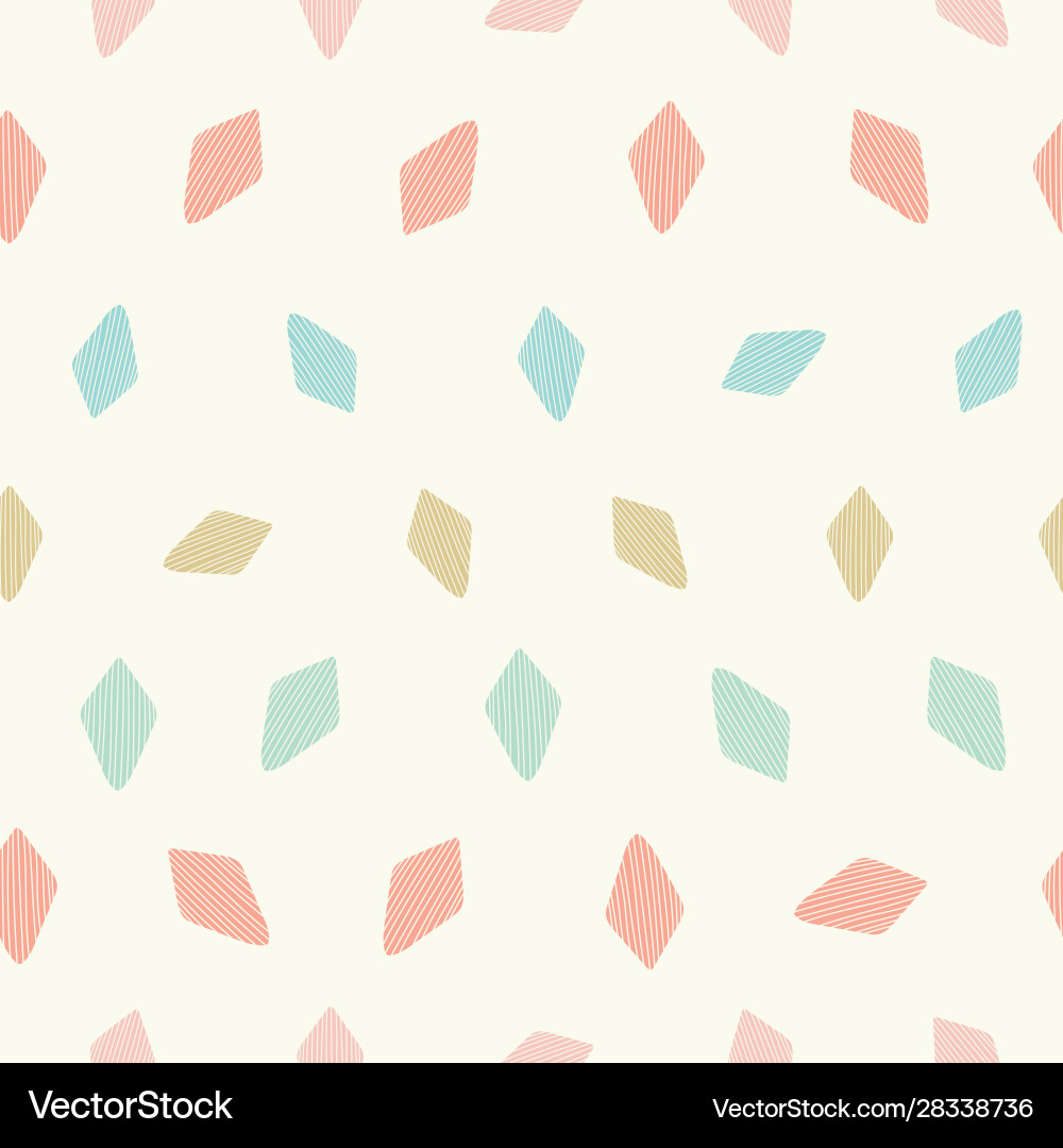 Diamond shape seamless repeat pattern Diamond shape seamless repeat pattern vector image