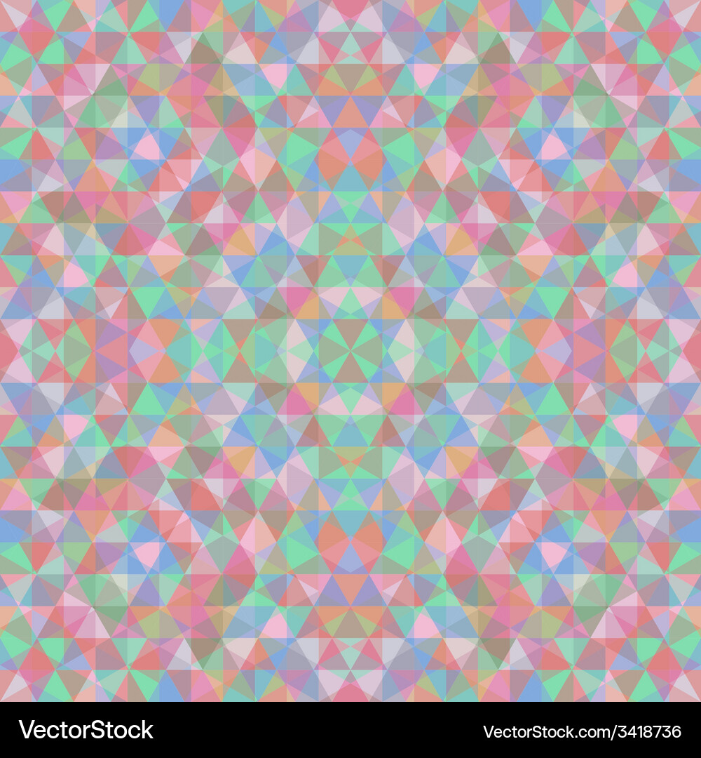 Triangular mosaic colorful background Vector Image