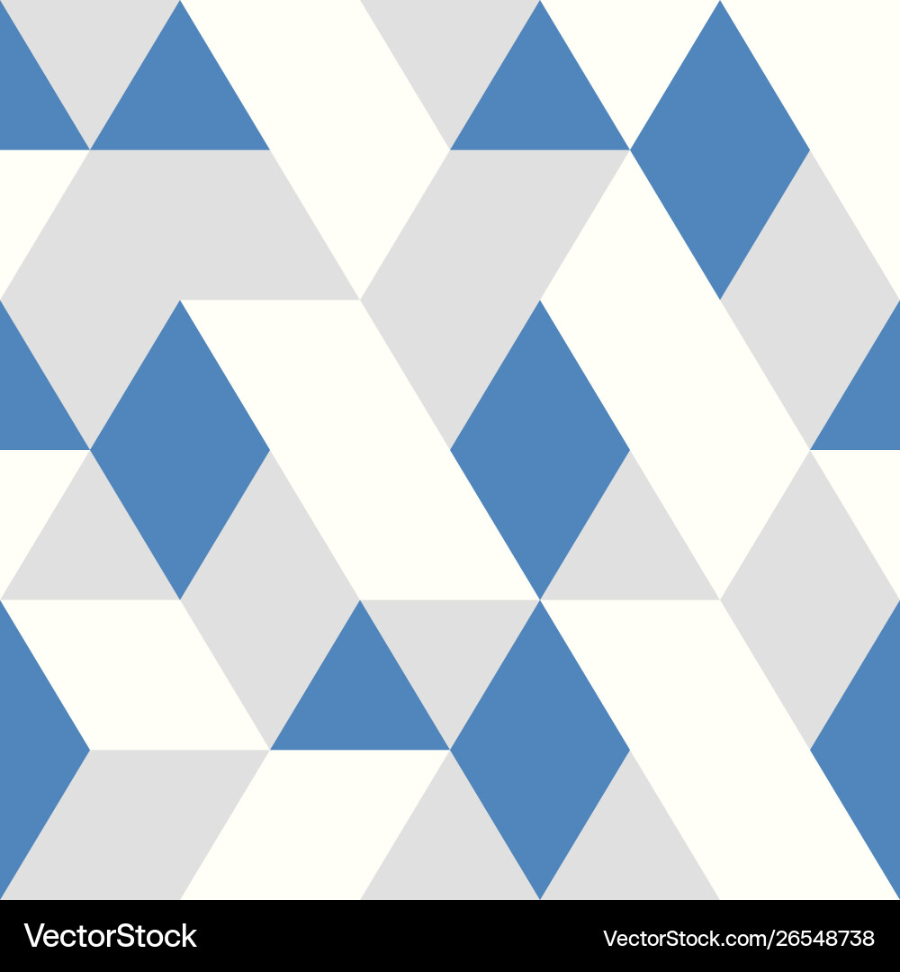 Abstract blue triangles pattern design seamless Abstract blue triangles pattern design seamless vector image