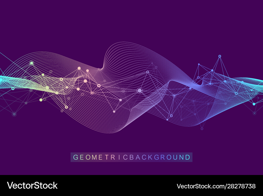 Abstract Motion & Particle Background vector image