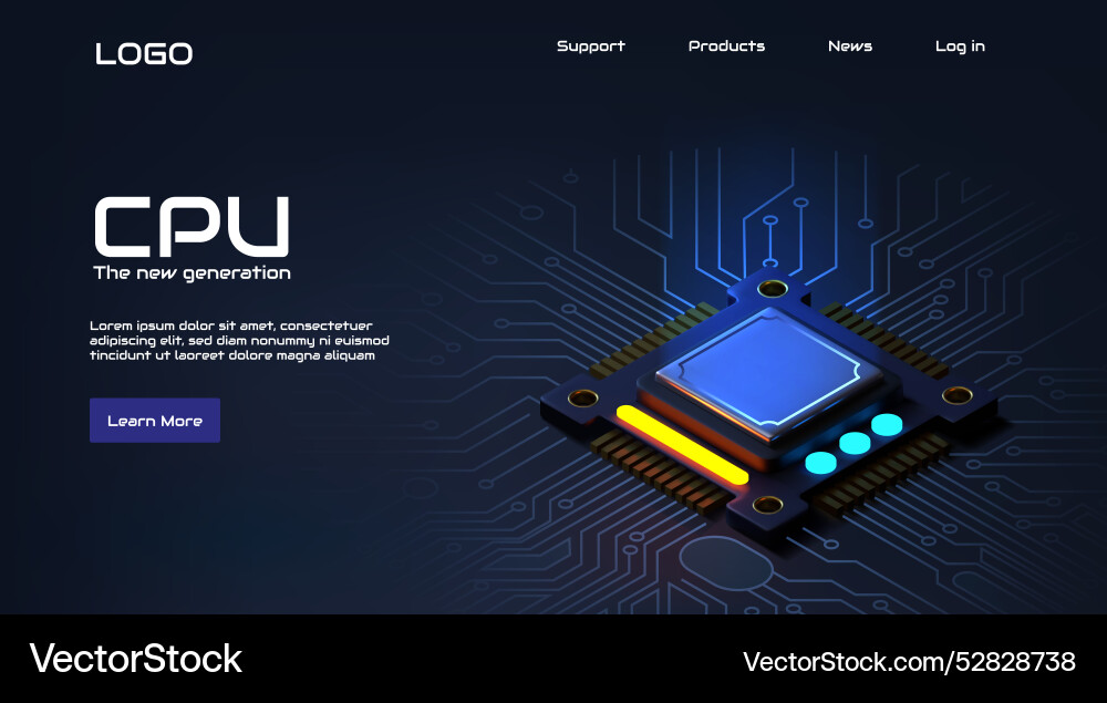 Circuit background chip board cpu microchip Circuit background chip board cpu microchip vector image