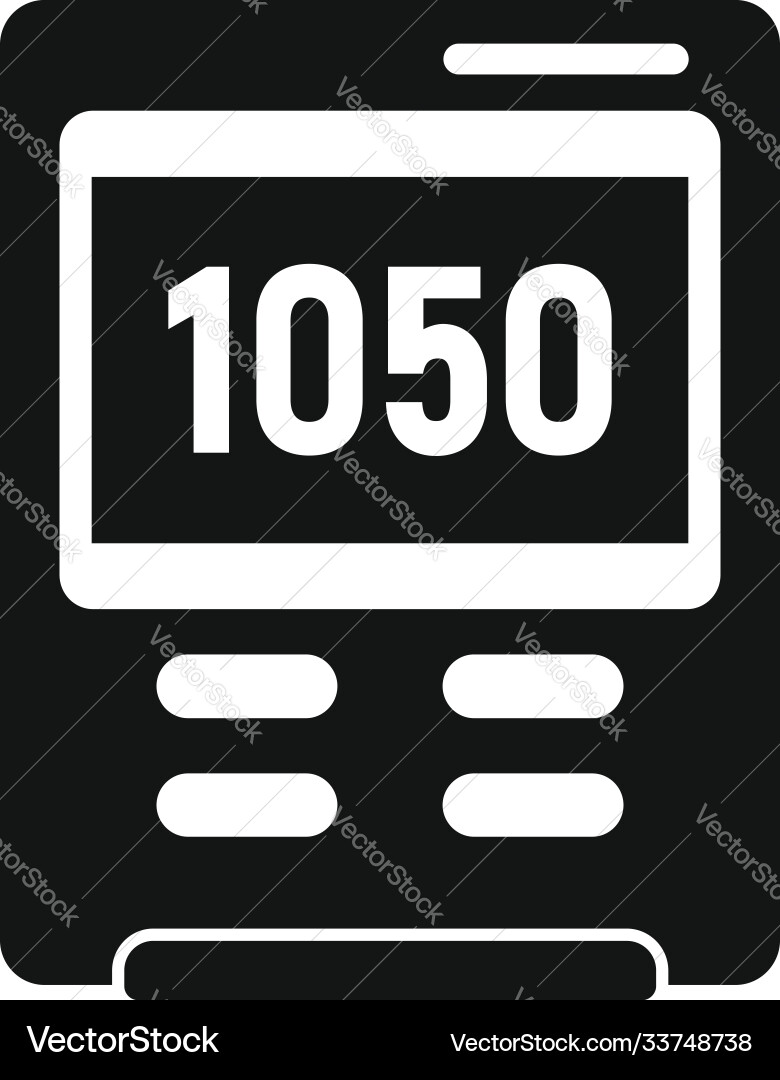 Dashboard barometer icon simple style Dashboard barometer icon simple style vector image