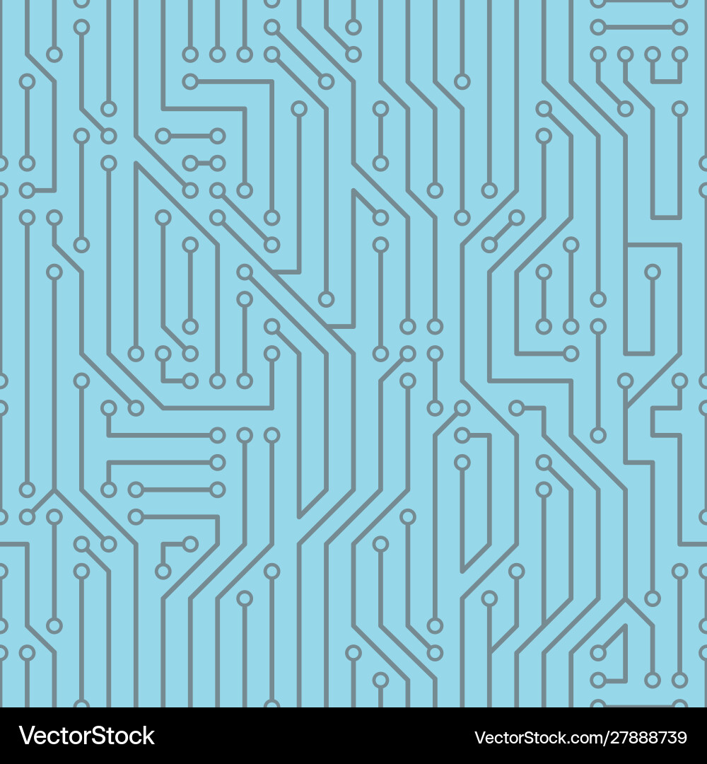 Abstract Circuit Board Pattern vector image