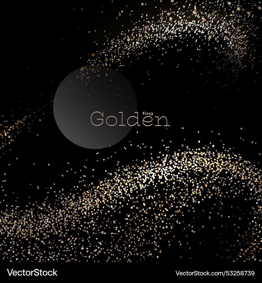 Isolated glitter composition with small sparkling Vector Image