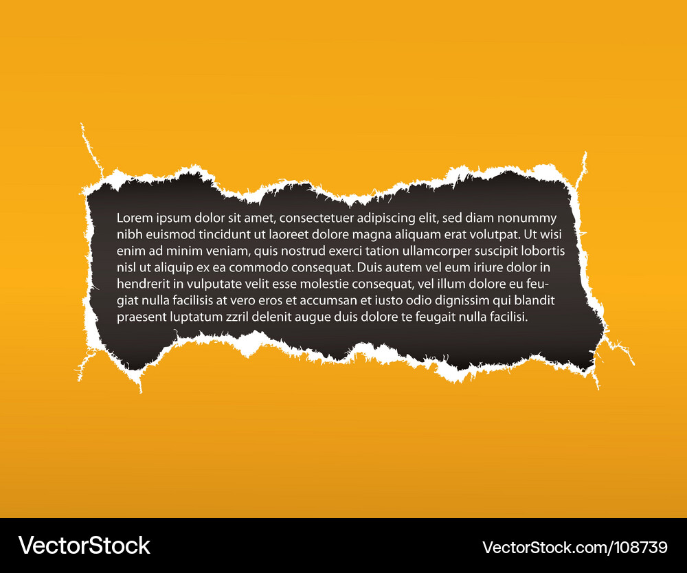 Ripped Paper Texture Vector Image