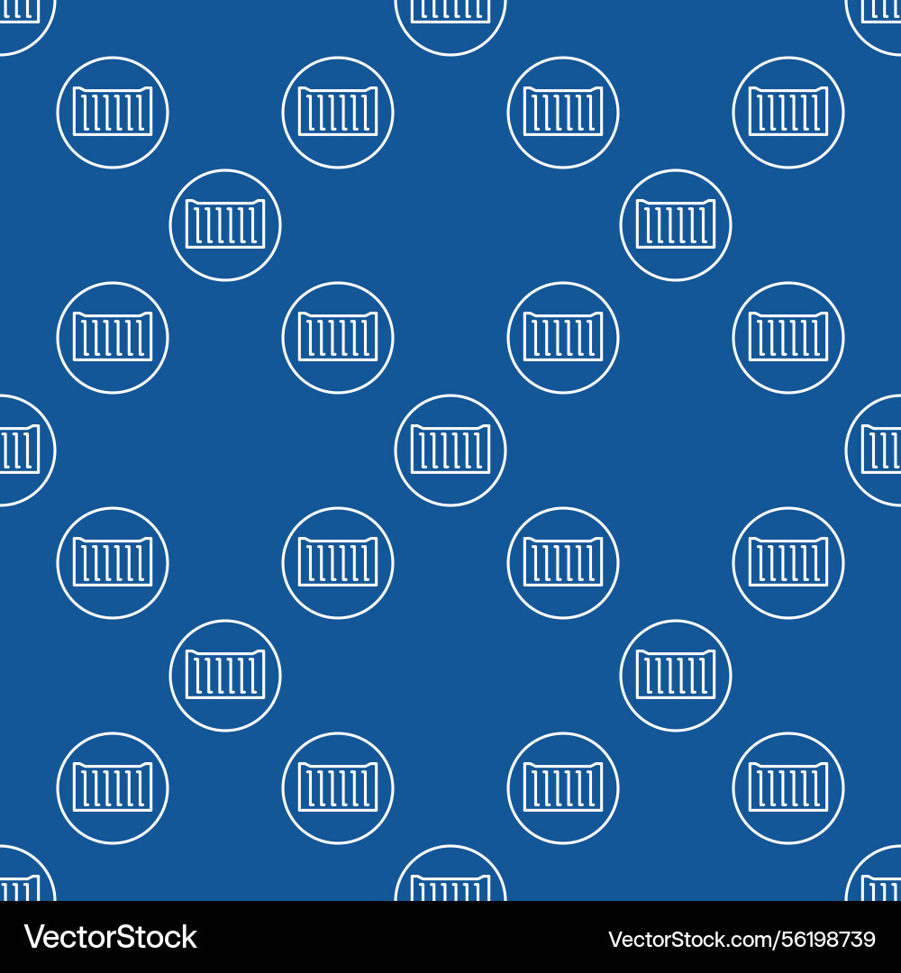 Shipping container round seamless pattern Shipping container round seamless pattern Vector Image
