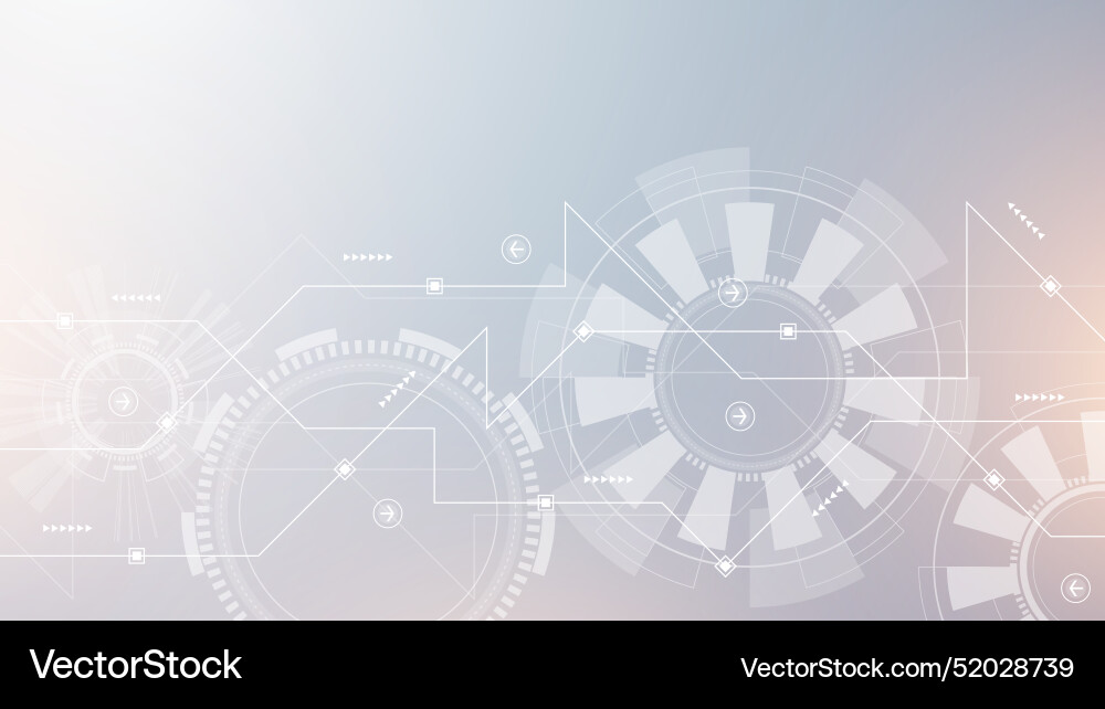 Tech Circuit Background vector image