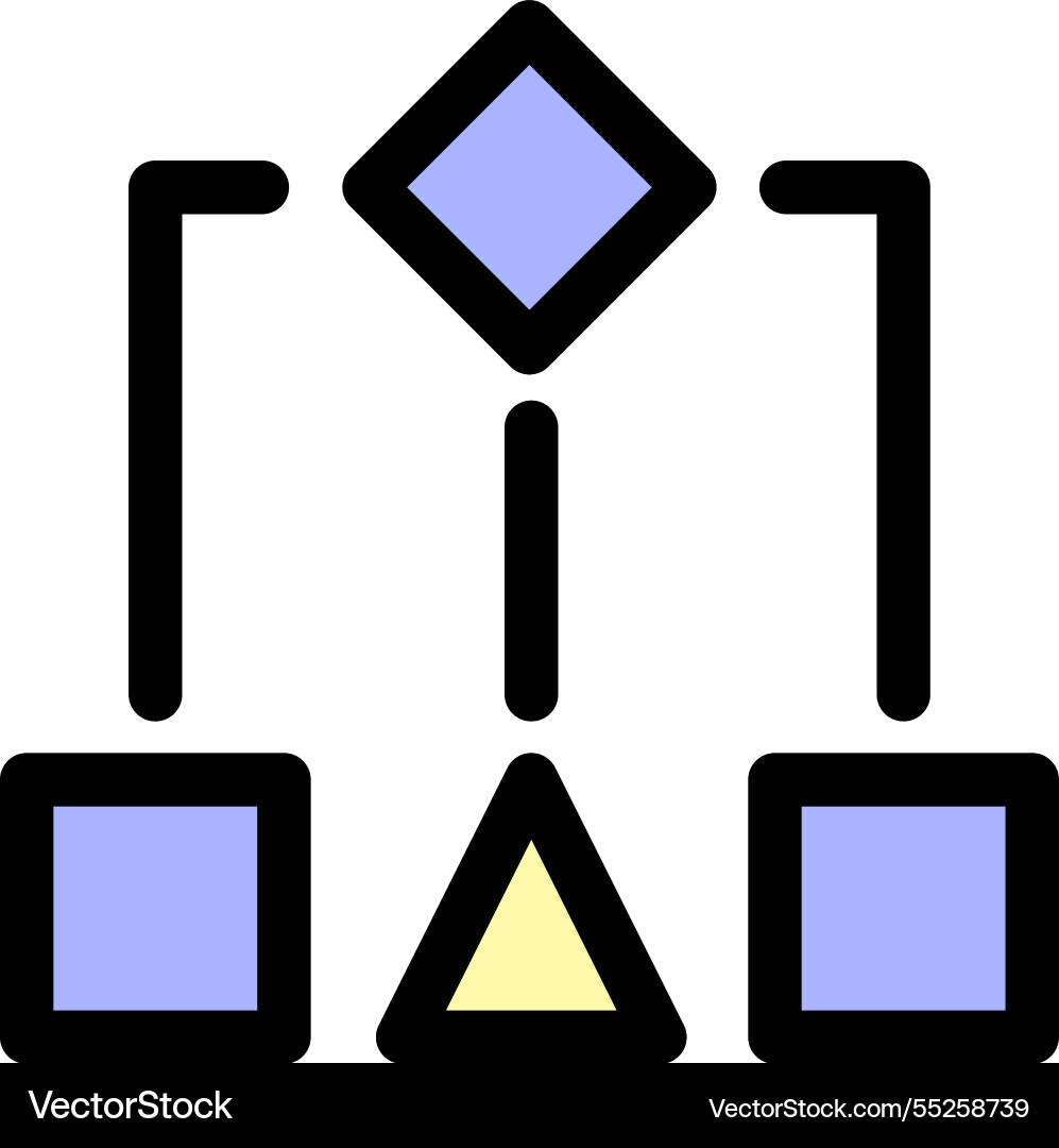 Workflow symbol -workflow and project management Workflow symbol -workflow and project management vector image