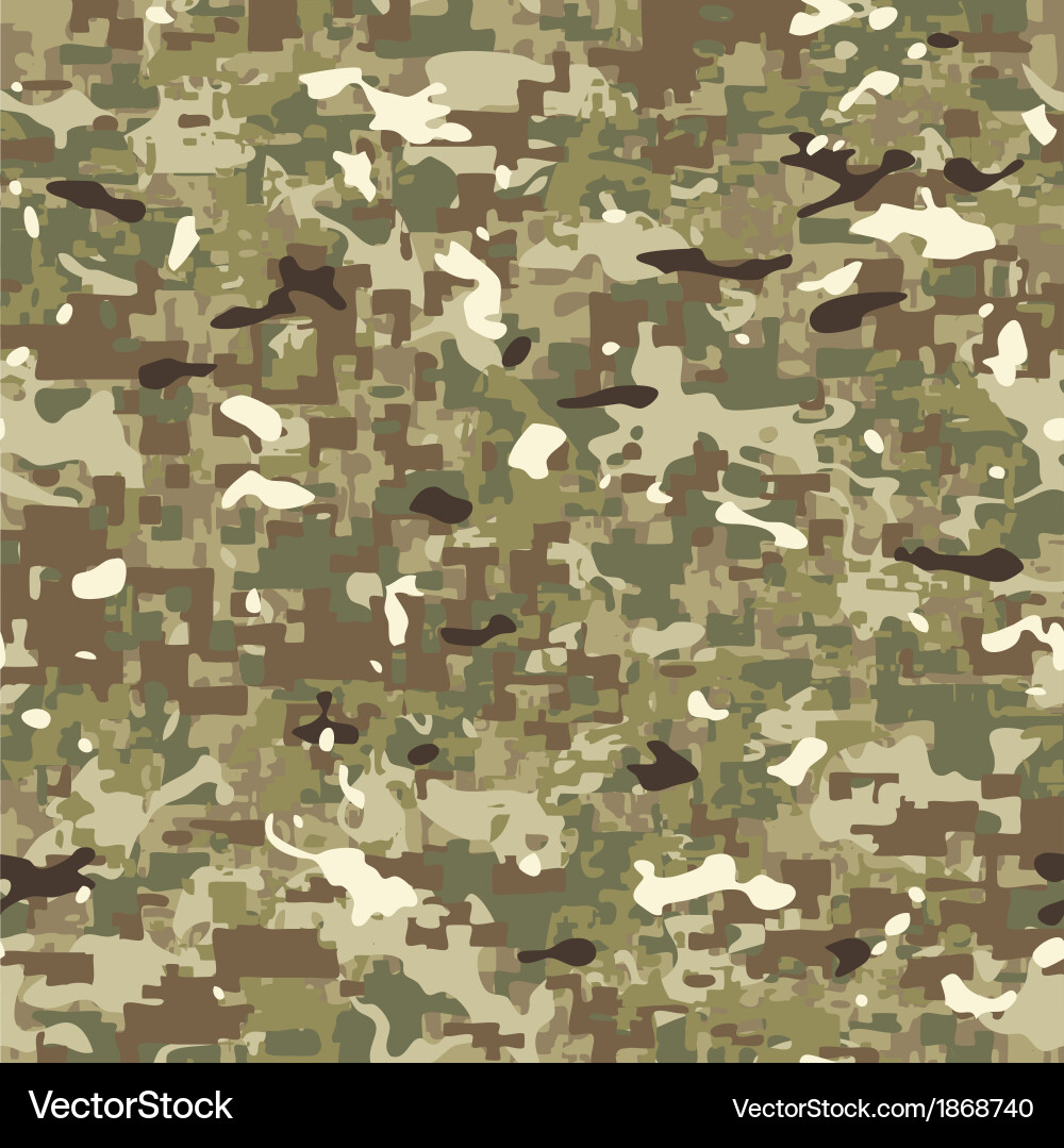 Multi Terrain Camouflage Pattern Vector Image