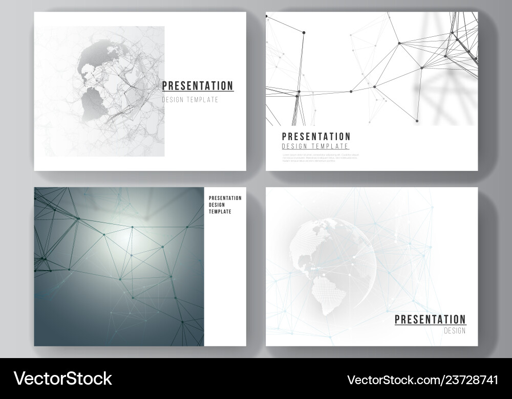 Layout of the presentation slides design Layout of the presentation slides design vector image