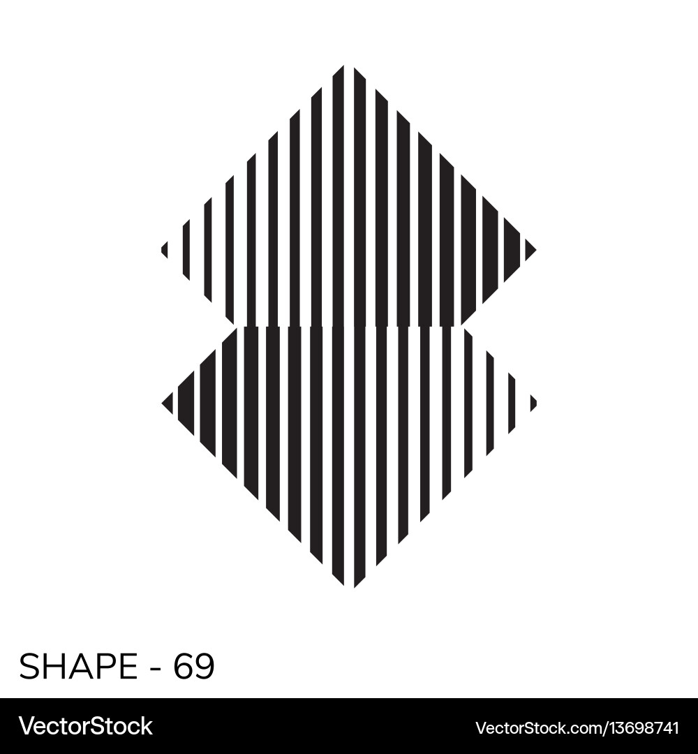 Minimal Geometric Shape vector image