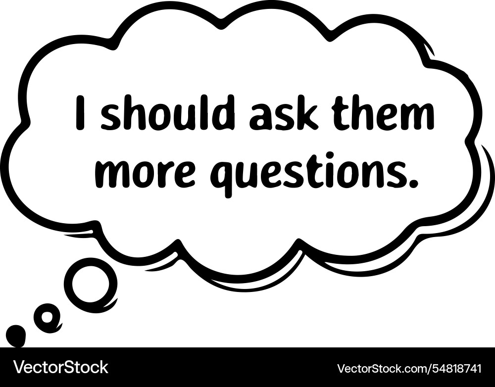 Speech bubbles line art with text on white Vector Image