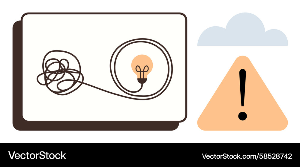 Complex Problem Solving Concept Vector Image