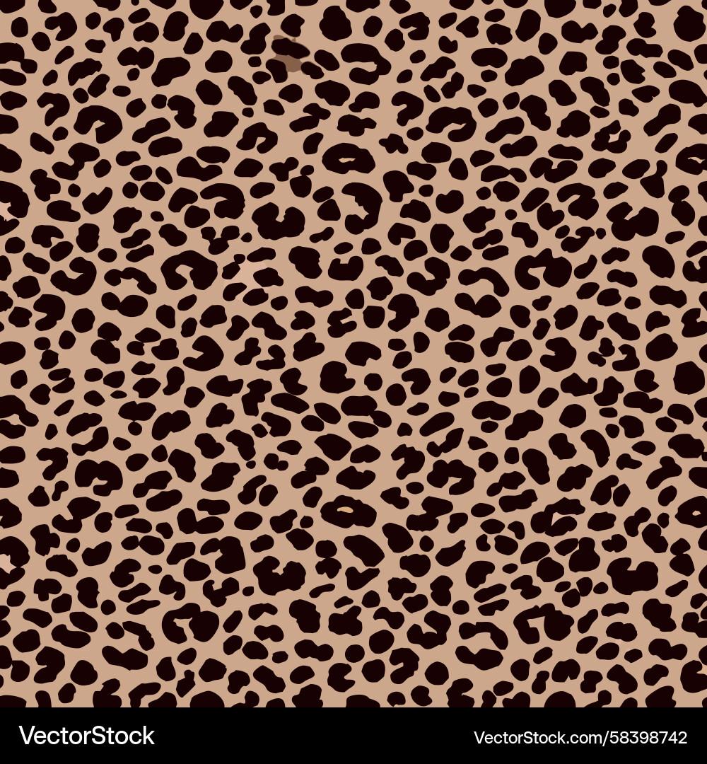 Leopard Print Pattern Vector Image