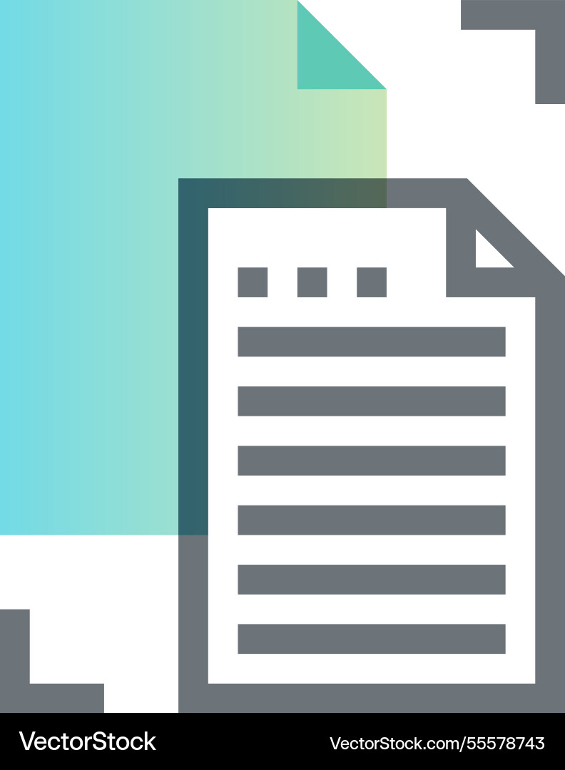 File management flat line web icon concept File management flat line web icon concept vector image