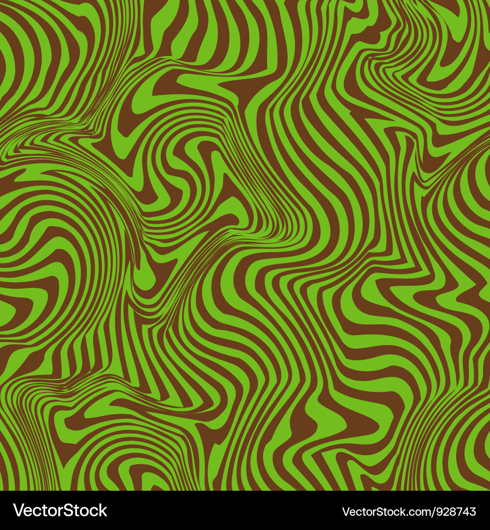 Warped Retro Stripes Vector Image