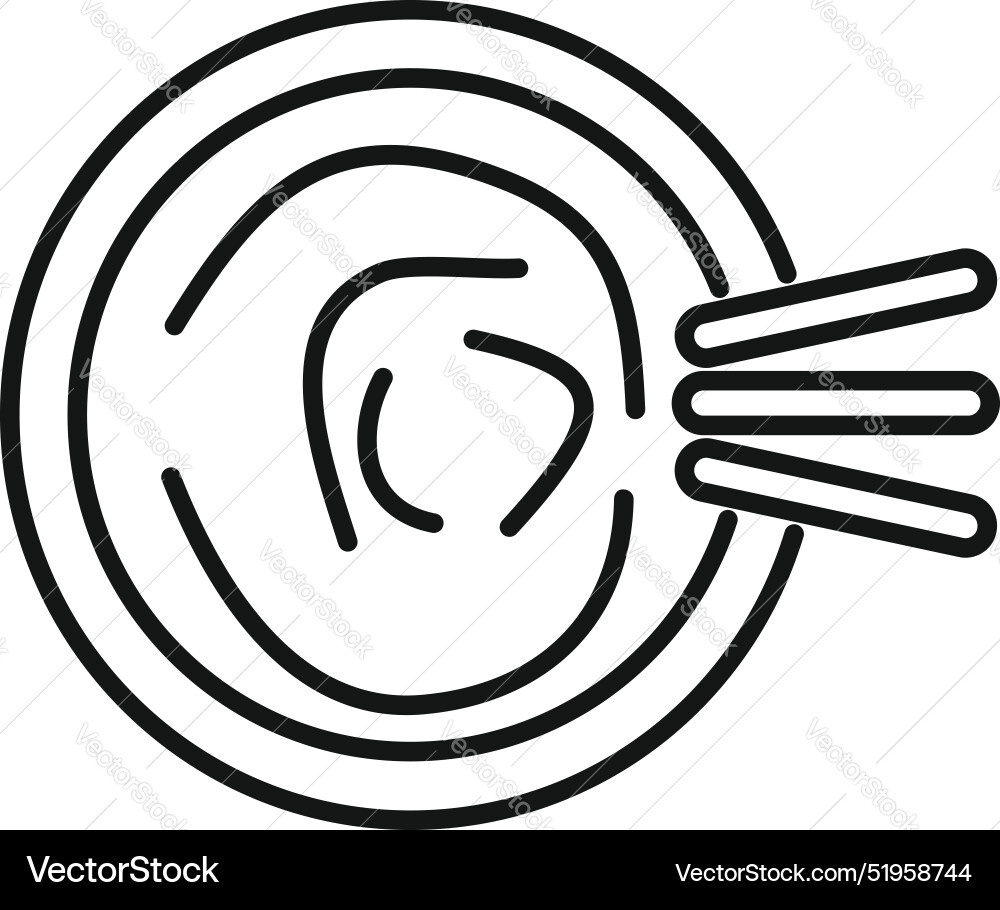 Fingerprint access icon showing security Fingerprint access icon showing security vector image