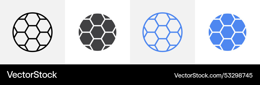Football icon set use for web ui or app Vector Image