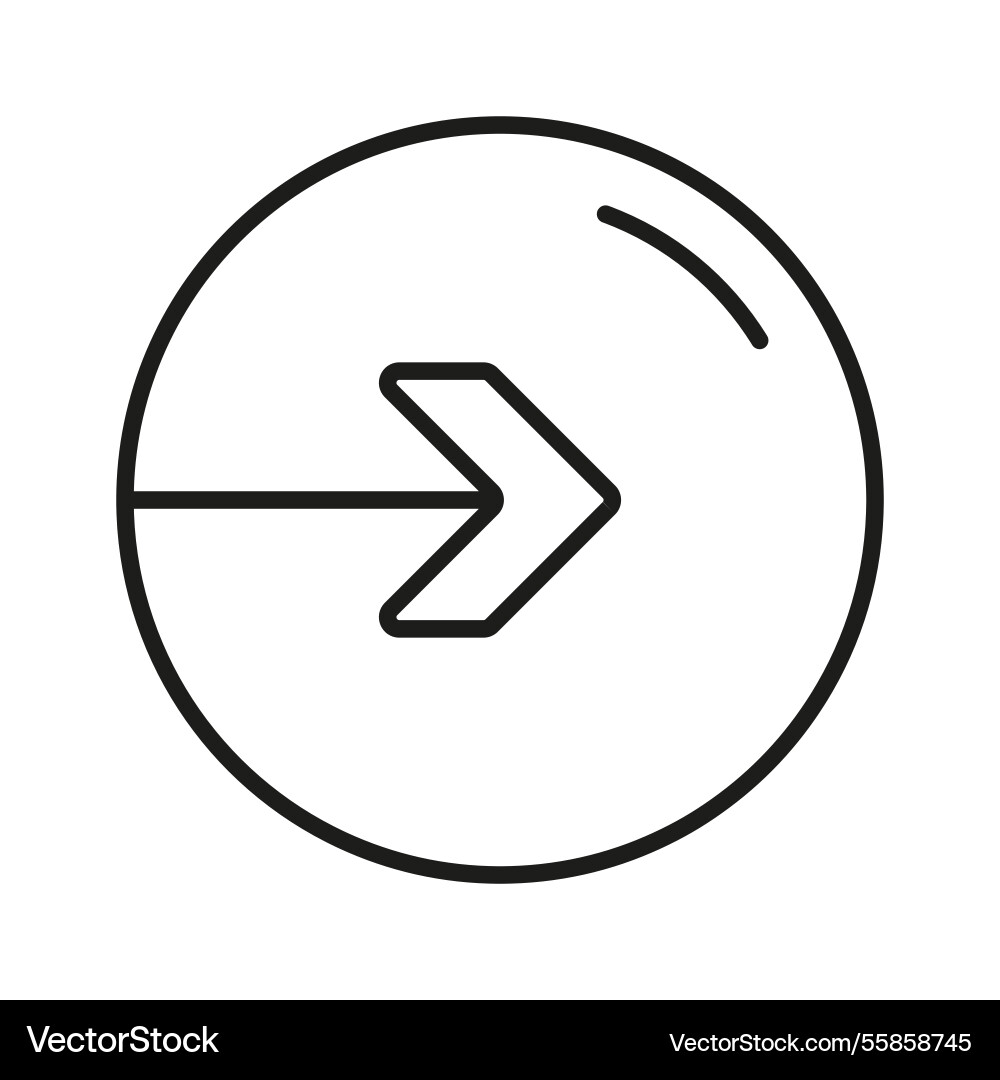 Login website line icon editable stroke Login website line icon editable stroke vector image
