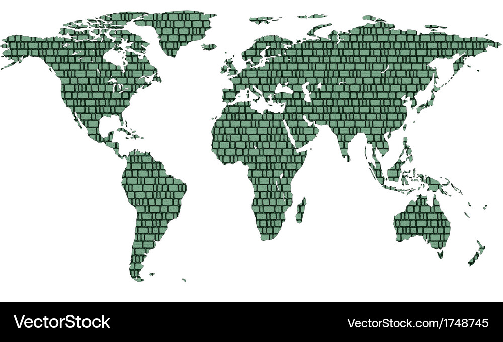 Tiled map Vector Image