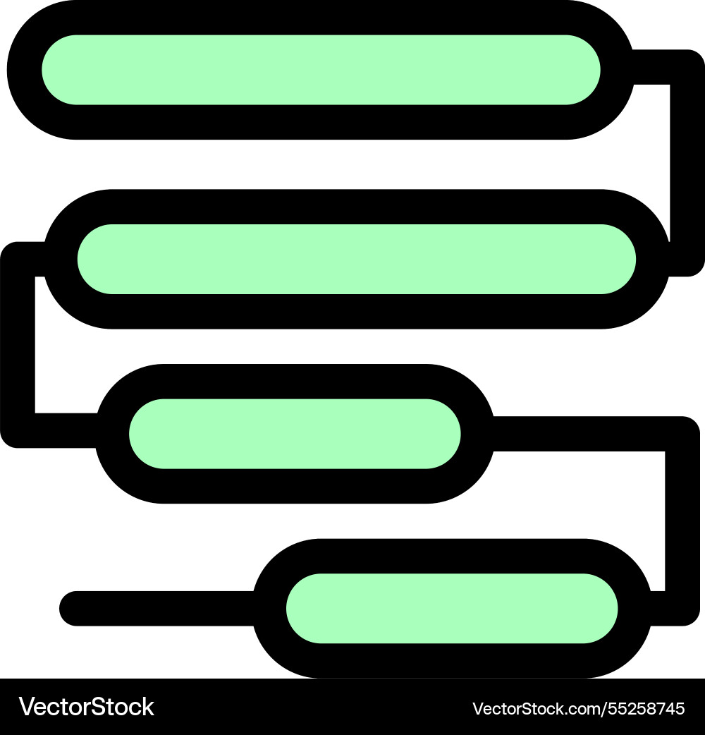 Workflow symbol -workflow and project management Workflow symbol -workflow and project management vector image