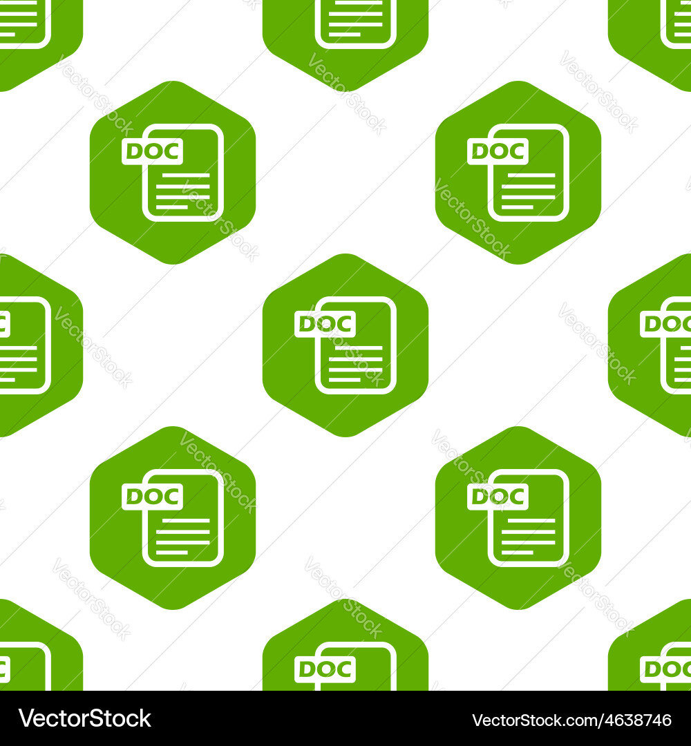 Doc pattern Vector Image