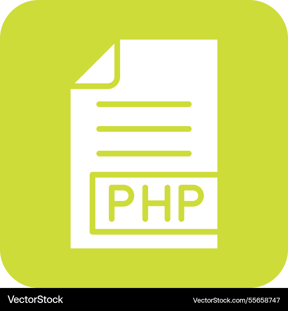 Php icon design Vector Image