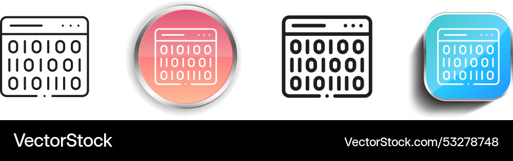 Datenbanksymbol dünn linear regelmäßig und Taste Datenbanksymbol dünn linear regelmäßig und Taste vektorbild