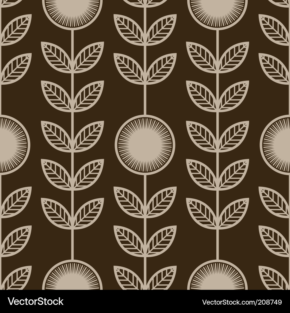 Leaf pattern vector image