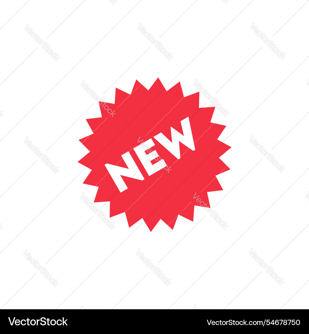 New feature or product badge icon for app and web New feature or product badge icon for app and web vector image