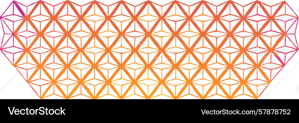 Abstract geometric triangular pattern gradient Vector Image